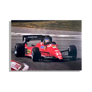 Michele Alboreto 1984 Ferrari Factory Issued Poster Ferrari Print 322/84 10M/8/84