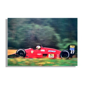 Michele Alborteo 1987 Ferrari Factory Poster