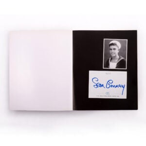 Sean Connery Signed Being a Scot book