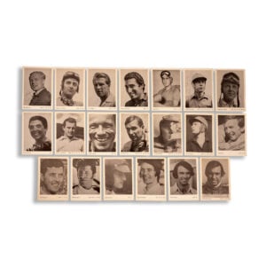 Ferrari Factory Driver Cards Alfonso de Portago Mike Hawthorn Lorenzo Bandini Mario Andretti Peter Collins Luigi Musso Derek Bell Wolfgang Von Trips Eugenio Castelotti Brian Redman Ignazio Giunti Carlos Reutemann