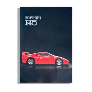 Ferrari F40 Factory Issued Poster Portrait Side Stampa ARBE Modena - No. 490/87 - Printed in Italy - 4M/6/88