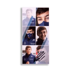 George Russell Signed Autograph Williams Driver card