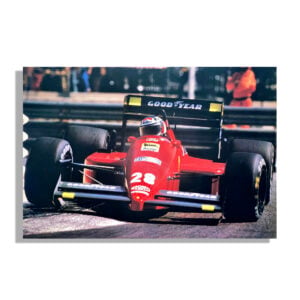 Gerhard Berger Ferrari Factory Issued Poster Ferrari Print 502/87 5M/12/87