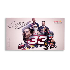 Max Verstappen Signed Autograph Red Bull Driver Card