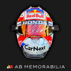 Max Verstappen signed 2021 Dutch Grand Prix 1/2 scale helmet visor autograph