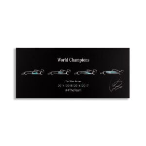 Lewis Hamilton Signed Autograph Mercedes F1 2017