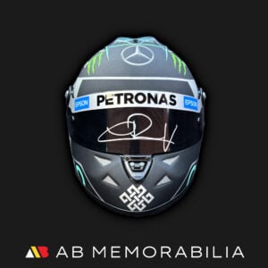 Nico Rosberg Autographed Signed 2012 1/2 half scale Helmet by Schuberth Mercedes F1 with certificate