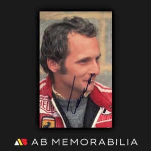 F1 ニキ・ラウダ　直筆サイン入りフォト 証明書付き Niki Lauda | AB Memorabilia