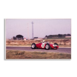 Phil Hill Signed Autograph Ferrari 156 Photograph Reims