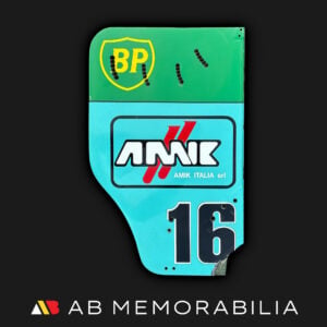 Leyton House March CG901 Rear Wing End Plate. Designed by Adrian Newey for 1990 F1 Season and driven by Ivan Capelli. Original and genuine Formula 1 Memorabilia